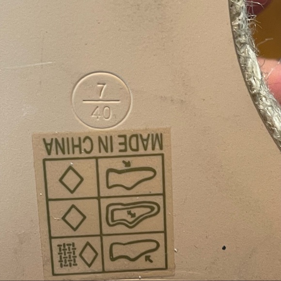 New Boutique Brand Espadrille Wedge Sandals SZ EU 40/9.5 - Picture 8 of 8